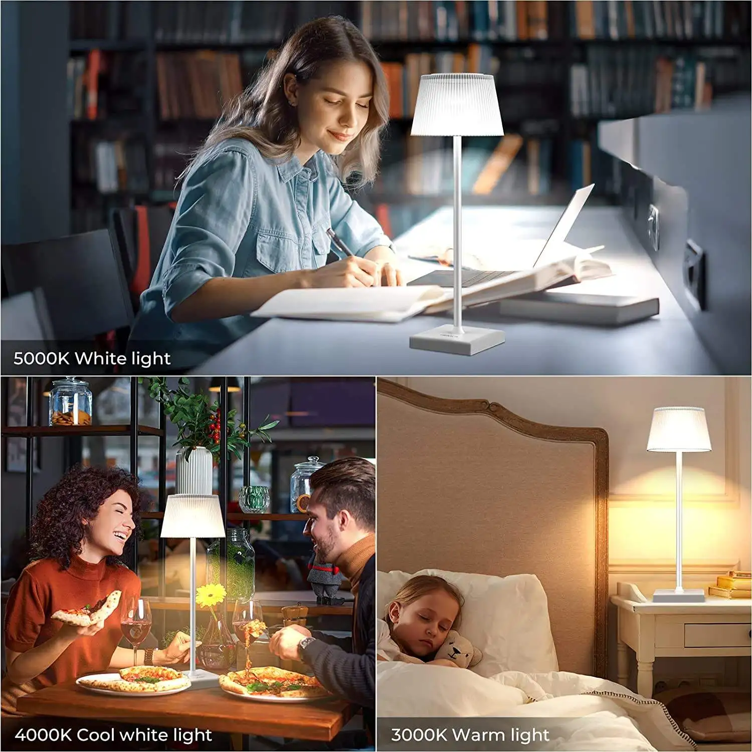 product led table lamp rechargeable battery usb desk lamp for beside bedrooms and kitchen-38