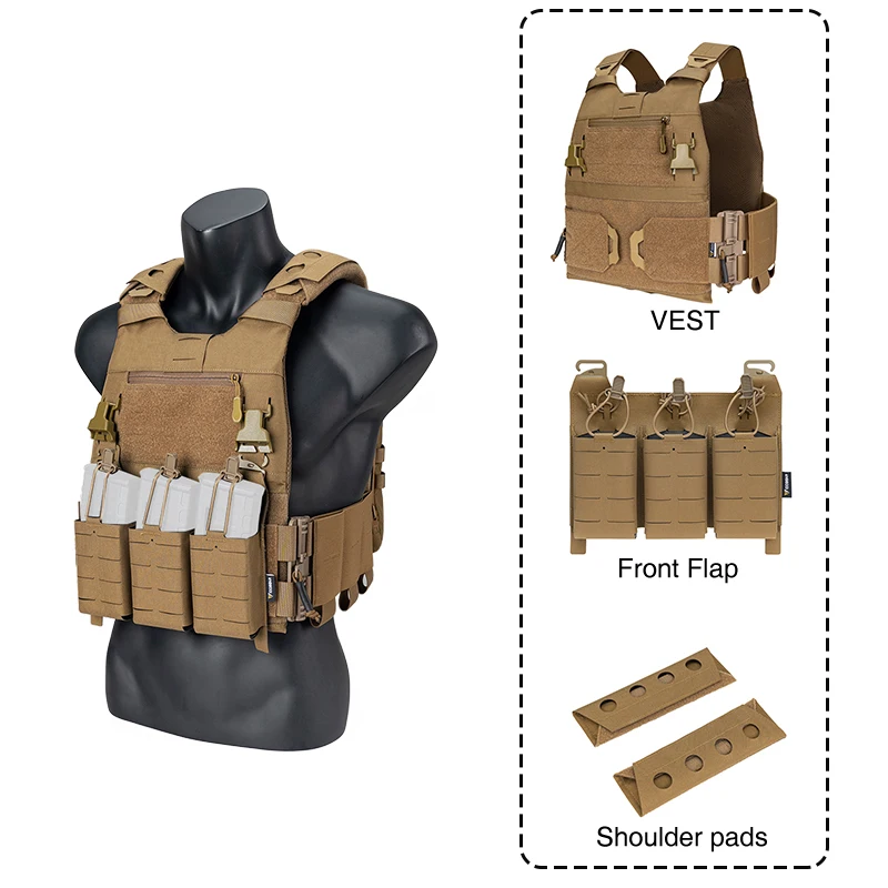 IDOGEAR Ferro Style Élastique 556 762 Triple Mag Pouch