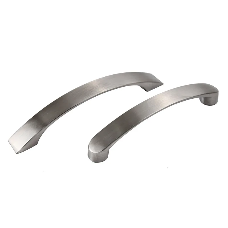 Modern Curved Kitchen Cabinet C Shape Flush Pull Aluminum Alloy Furniture Hardware Handle Cabinet Door Handle