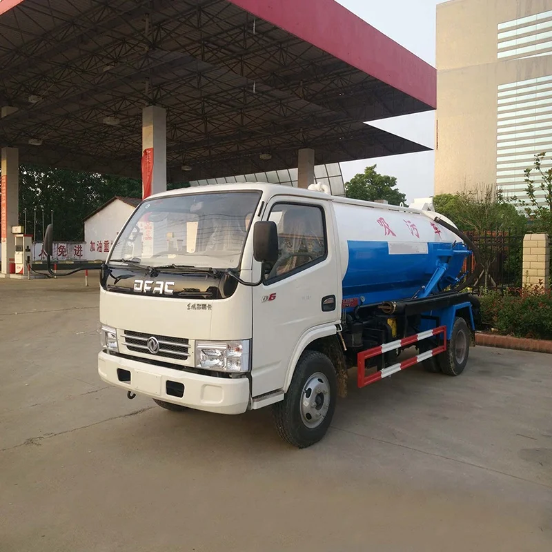 Howo 4x2 Sewage Suction Truck Customized Spetic Fecal Suction Tanker Truck for Sale