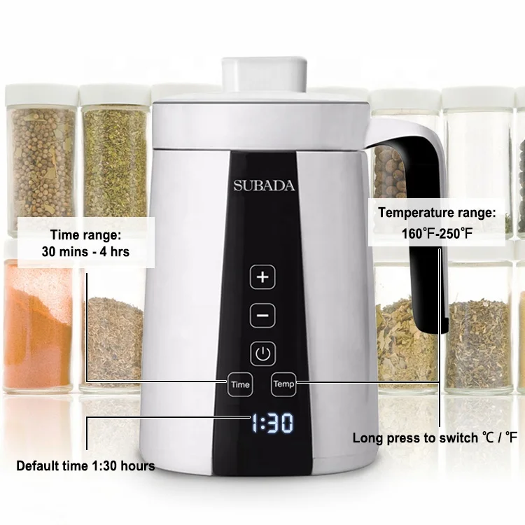 Home Use Herbal Decarboxylator Botanicals for Herbals Plants Oils Decarboxylation Machine Portable Butter Herbal Infuser Machine