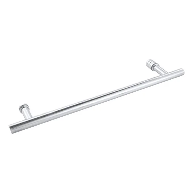 Shower Door 200mm Hole Distance Stainless Steel Silver Glass Door