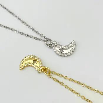 Moon Necklace Jewelry