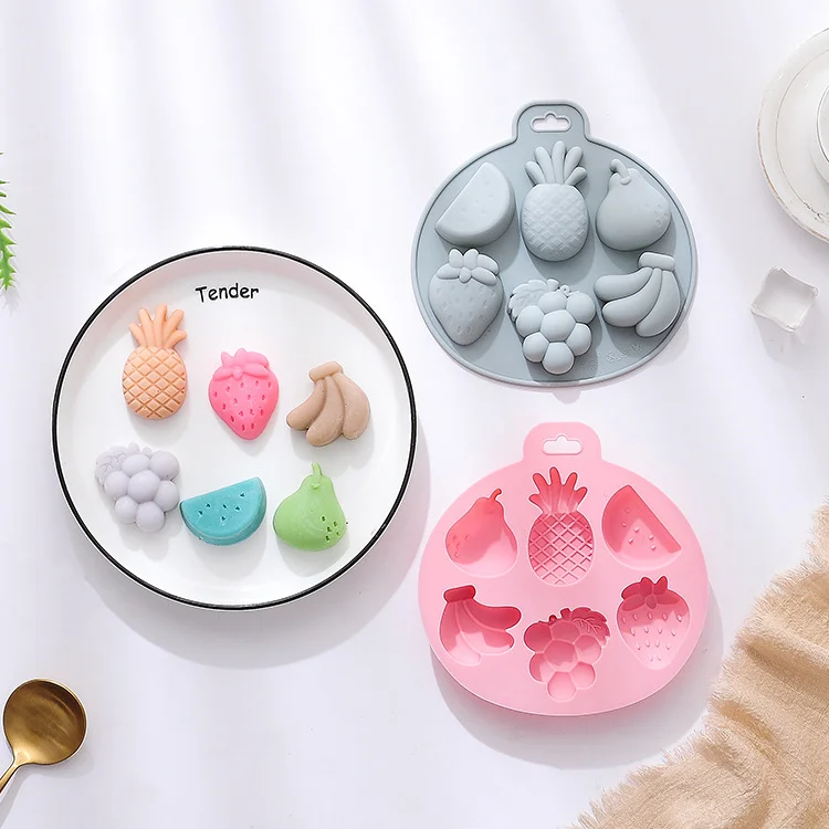 Lemon Shaped Silicone Fondant Mold - 3D Fruit Mold For Chocolate, Candy, Biscuit, Cake & Candle Decorating