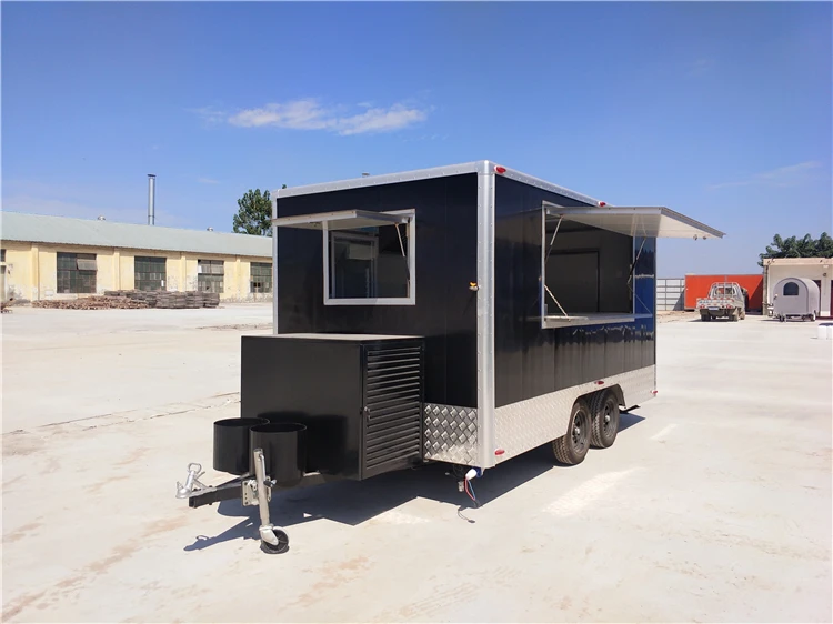 Food Truck New Arrival Outdoor Kitchen Fast Food Trailer With Cooking ...