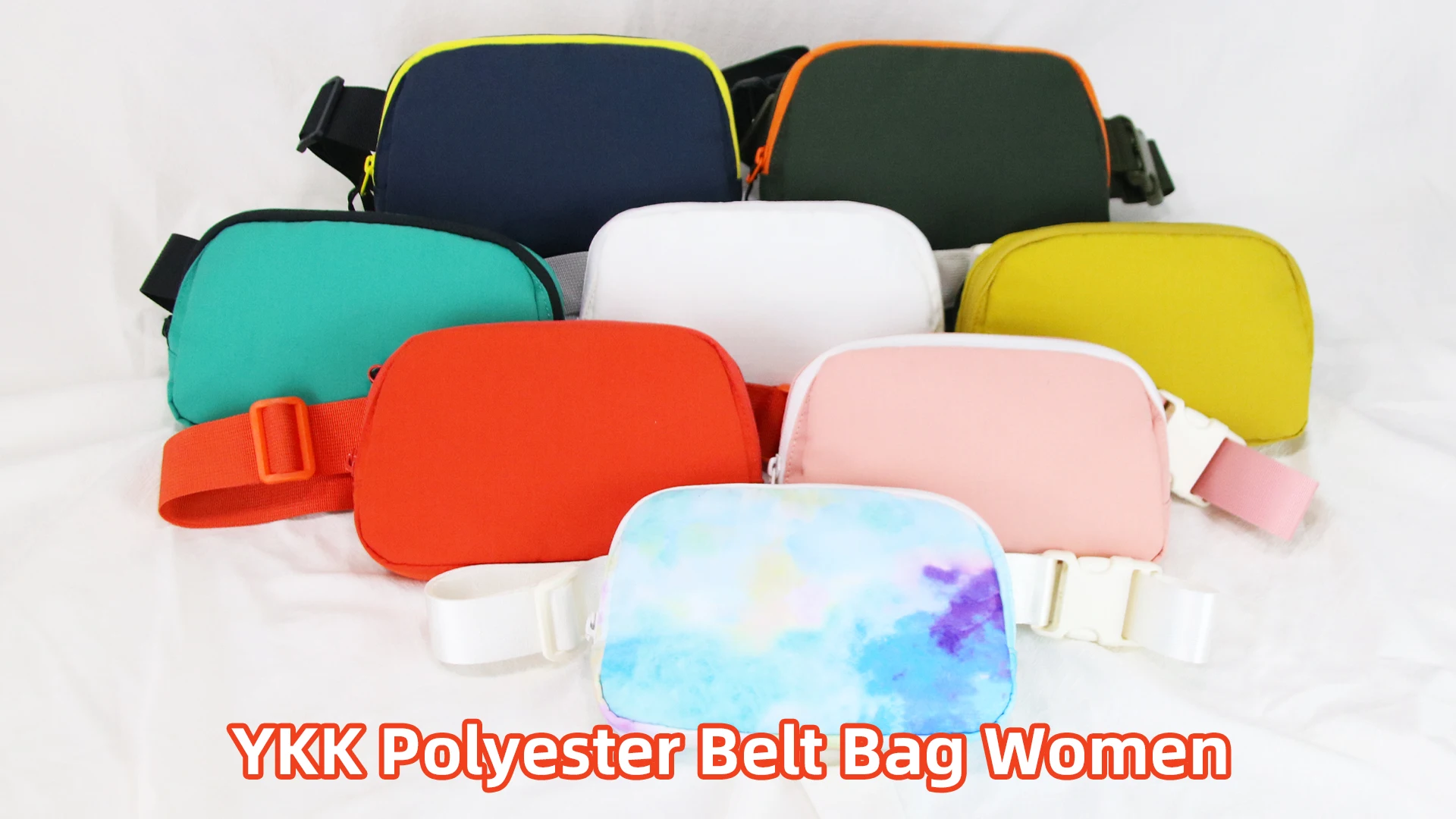 New Innovation Polyester Ykk Zipper Everywhere Bum Bag Wholesale Sport