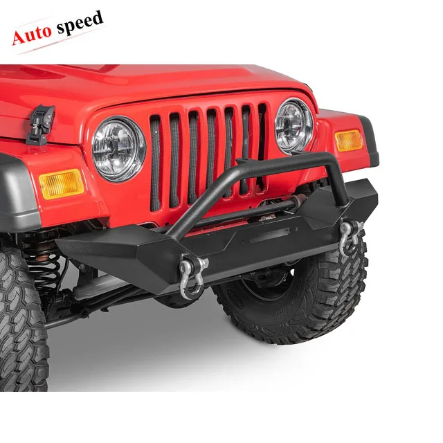 Jeep チェロキー XJ用リアバンパー、スペアタイヤキャリア付き