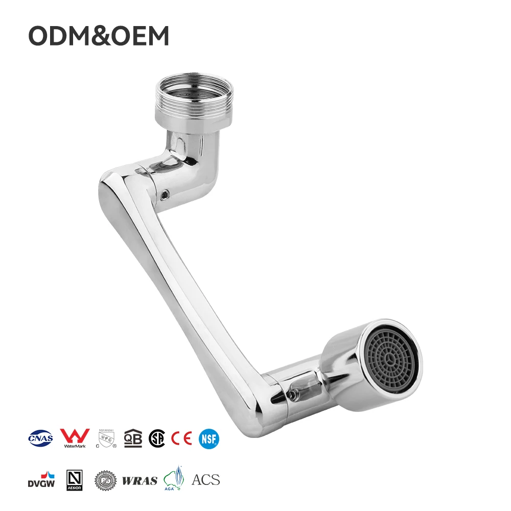 FANSKI JT604B Swivel Extension Faucet Aerator 1080 Degree Dual-speed Faucet Extender 5+ Year Warranty Modern Design for Kitchen