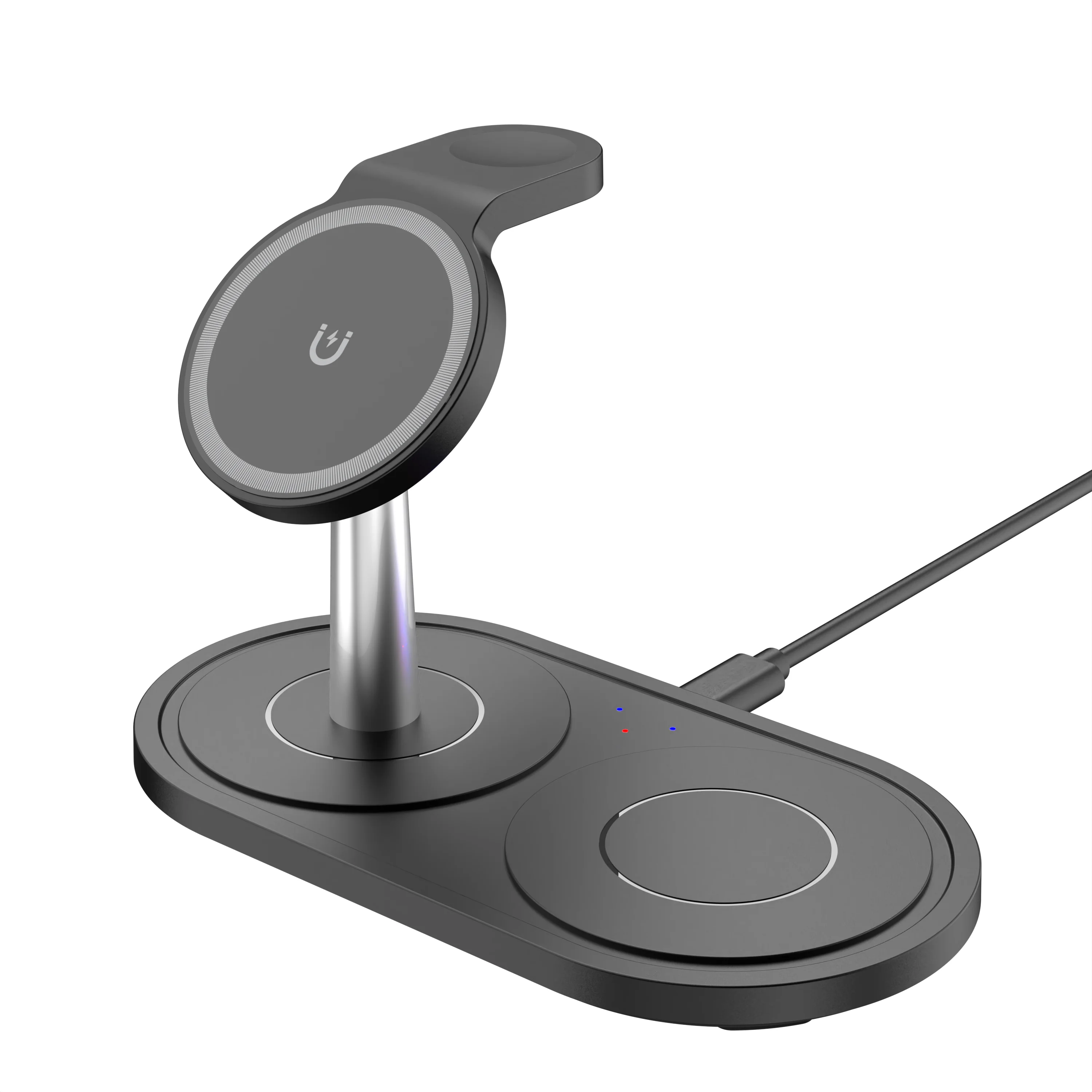 New Coming Cellphone Fast Watch 3 in 1 Wireless Charger Stand Charging Stations for Cell Phone