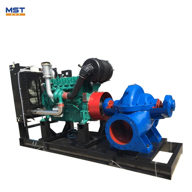 Sea water bronze and stainless steel impeller pumps horizontal split casing pump