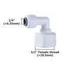 Rosca hembra de 1/4" (6,35 mm) a 1/2"