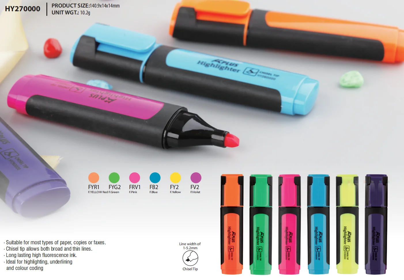 Beifa Kids Colors Mini Highlighter Pens Promotional Art Highlighters