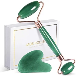 Amazon Hot Sell Facial Jade Roller Massager Set