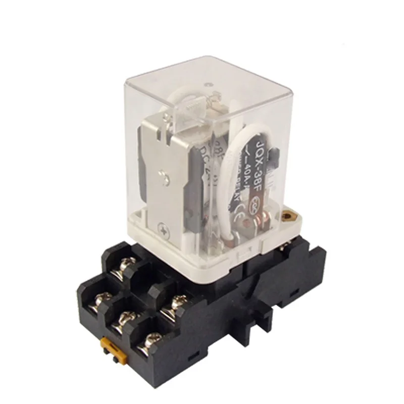 Rel&egrave; Elettromagnetico Icinventory JQX-38F 3PDT 11 Pin 3Z Bobina DC 12V 40A