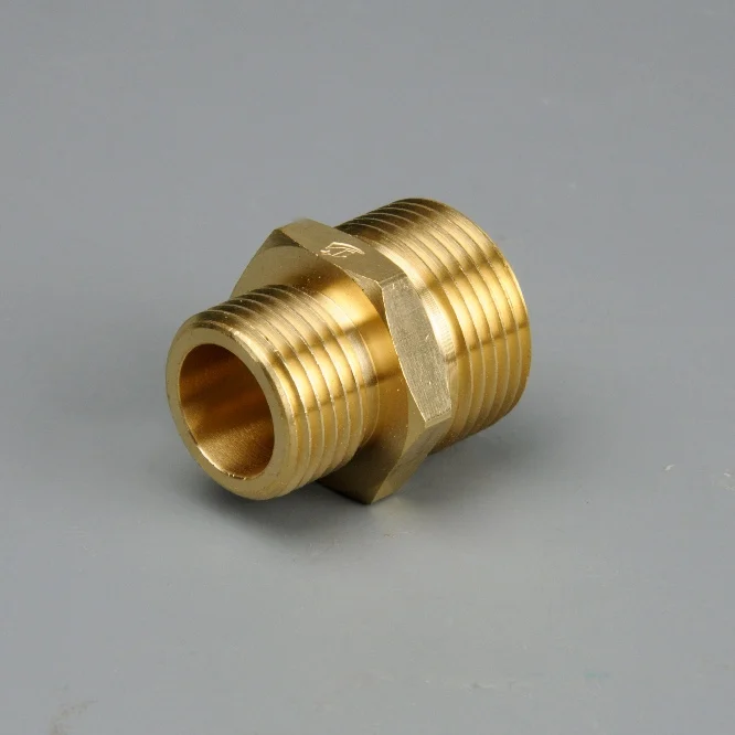 Pexa Brass Double Male Thread Adaptor Pex-a Double Male Adaptor Double ...