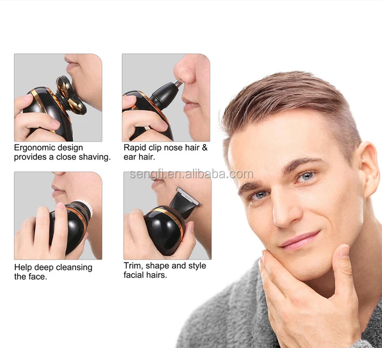 
 Новинка 2020, профессиональная электрическая бритва, перезаряжаемая электрическая бритва для бороды, триммер, Мужская бритва для мужчин  