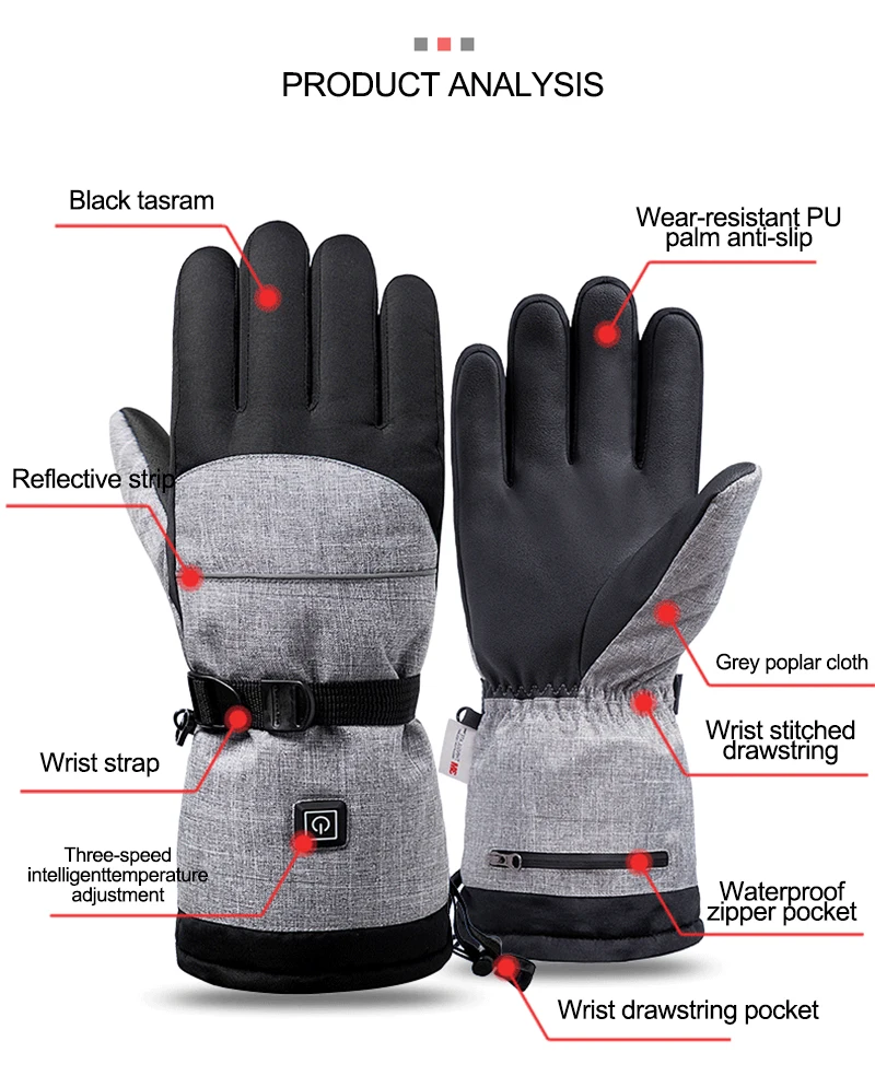 Outdoor Sports Motorcycle Fishing Ski Warm Unisex Touch Screen