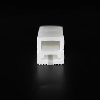 LED silicone channel flexible light diffuser surface top view lighting tube