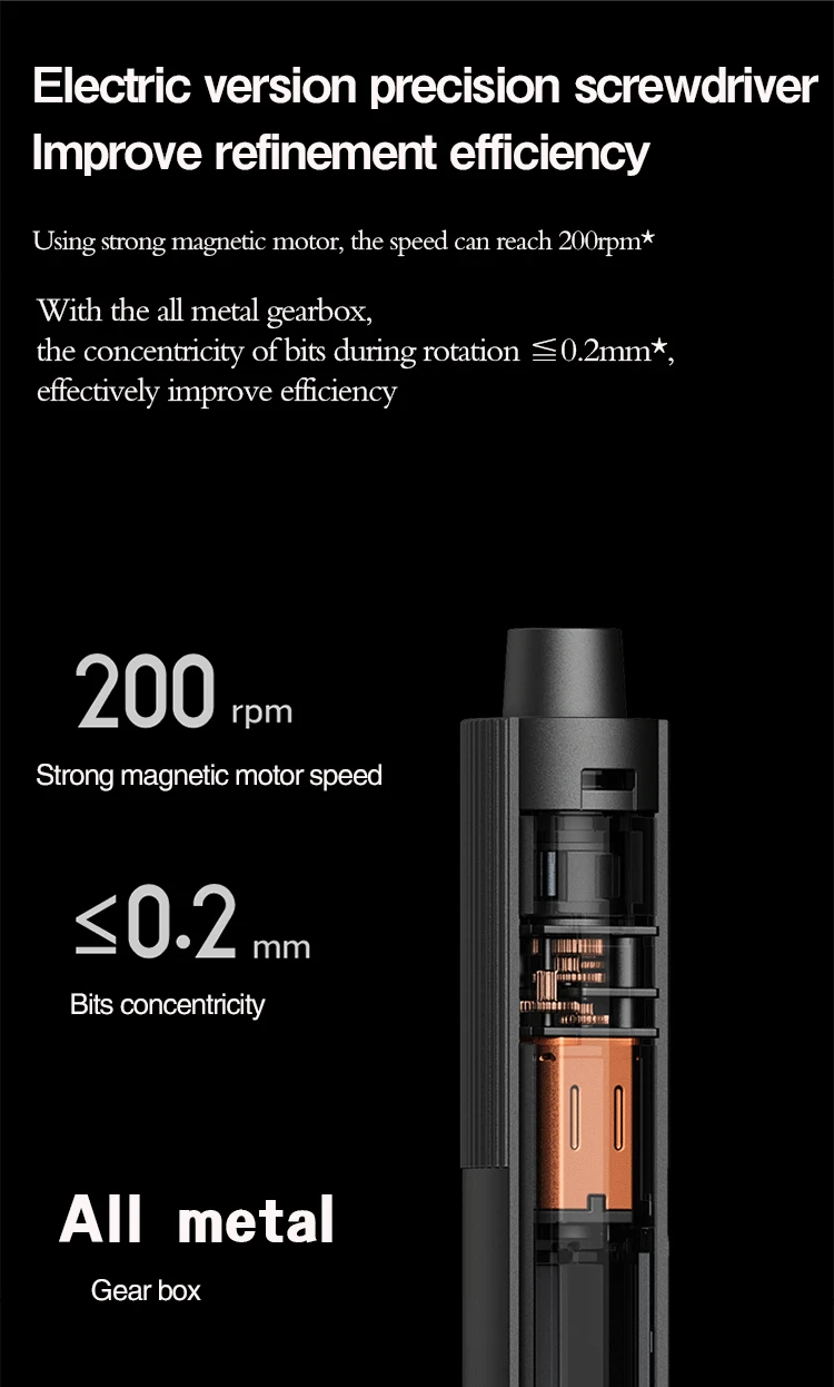 Xiaomi Mijia Cordless Electric Screwdriver - Precision Tools