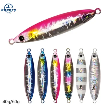 Effective 40g 60g Metal Shore Casting Jig Lure Bait for Sea Bass Mackerel Zander Pike Offshore Slow Jigging Boat Fishing – Metal Jig – view 2