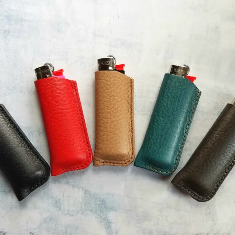 Marsupio Piccolo In Vera Pelle Vintage Mini Portafoglio Uomo Donna Portamonete Portamonete Portasigarette Portasigarette - Foto 4