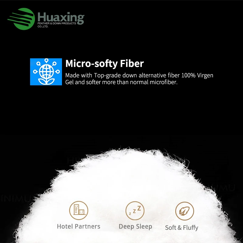 Popular Hilton Hotel Queen Size Fluffy and Comfy Pillows Microfiber Super Soft Pillow Insert