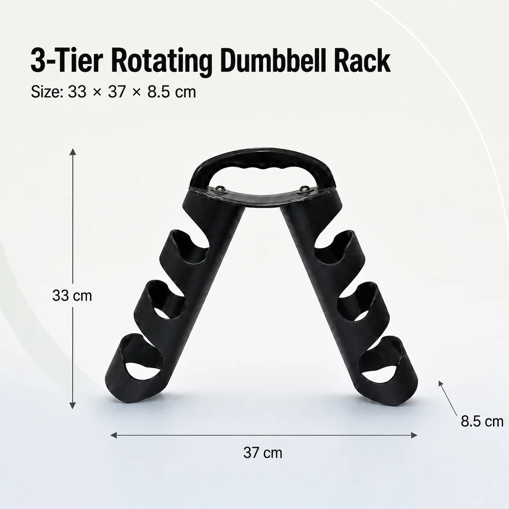 Custom Logo Neoprene Dumbbell Set with Folding Rack 2/3/5LB Home Gym Dumbbells product detail 2