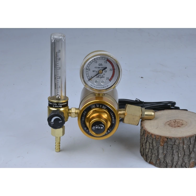 Co2 Carbon Dioxide Flowmeter Pressure Regulator Electric Heated Flowmeter Regulator Buy Carbon 9253