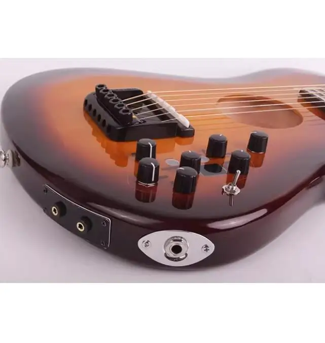 Zuma Headless Travel Guitar Built-In Drum Machine Effects Silent