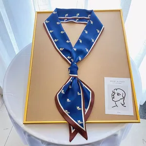 Designer Brand Long Nylon Formal Digital Print Scarf Versatile Women's Spring Autumn Winter Perfect Embellishing Clothing