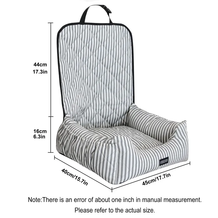GeerDuo Pet Съемная моющаяся водонепроницаемая защита от царапин мягкая для собак дорожная кровать сиденье заднего и переднего