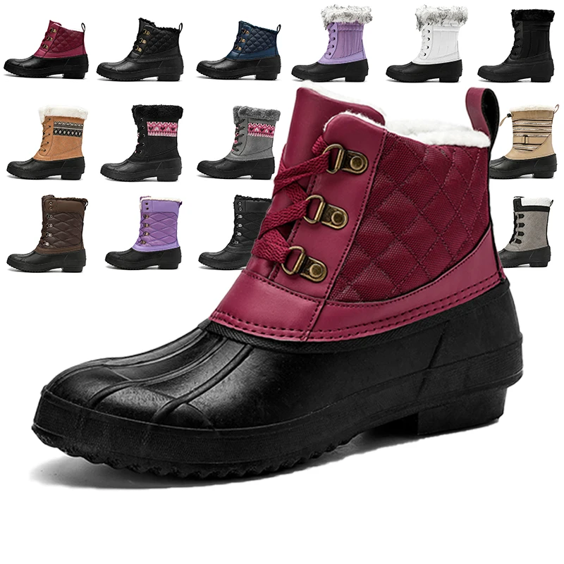 Online Shopping Hot Selling Cotton Shoes Outdoor Waterproof Anti Slip Women  Winter Snow Boots - Buy Women Snow Boots,Winter Boots,Cotton Shoes Product  on 