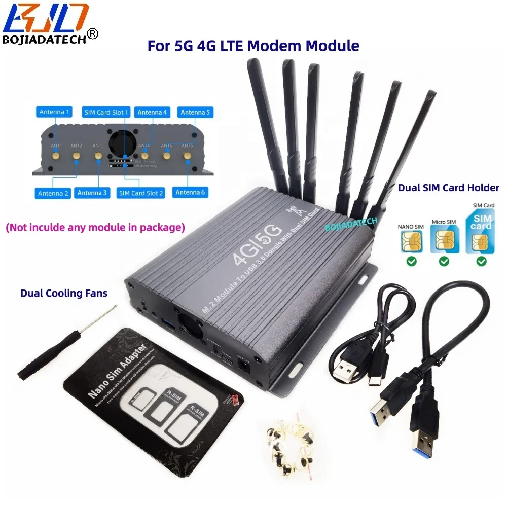 Adaptateur M.2 Vers USB 3.0 (B+M Key) Pour SSD Ou Module 4G/5G - KALEA-INFORMATIQUE