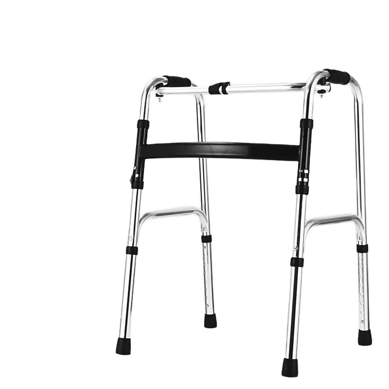 Factory Direct Sale Foldable Aluminum Alloy Walker with Wheels Walking Aids for the Disabled Direct From the Source supplier