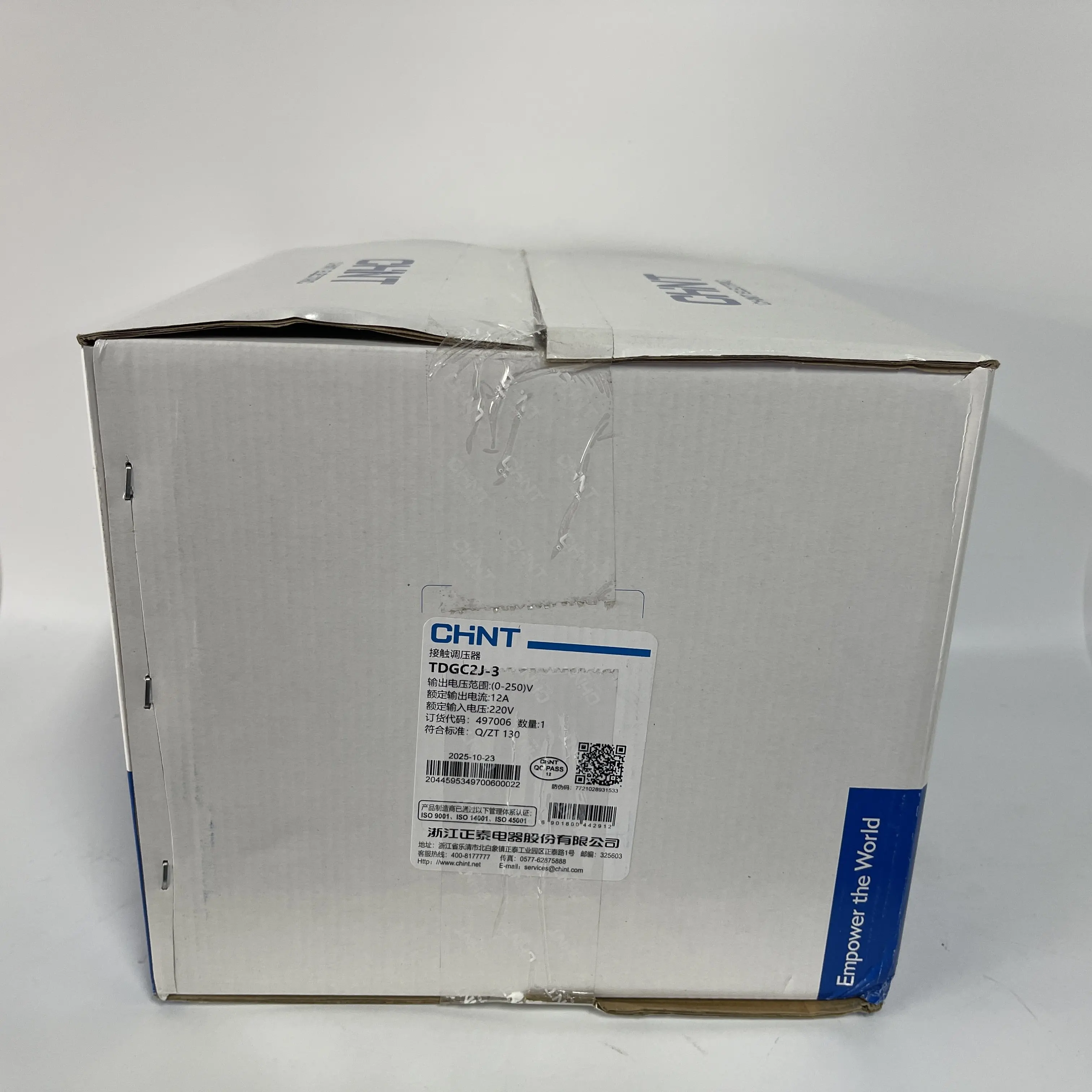 CHNT Variable Transformer Variac TDGC2J-3