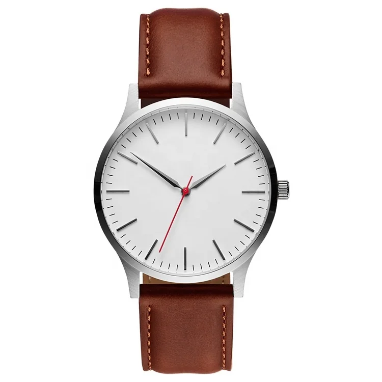 Simple Design Analog Quartz Minimalist Watch OEM with Low MOQ
