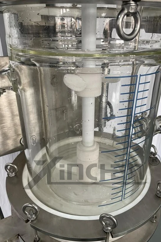 Lab Chemical Bioreactor Jacketed Glass Agitator 100L Crystallization Filter Glass Reactor with Chemical Continuous Stirring Tank details