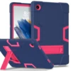 Navy Blue+Rose Red
