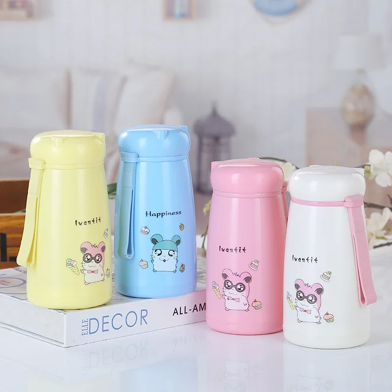New Custom Logo Unbreakable Double Shell Cup Creative Glass Cup Portable INS Wind Simple Fresh Water Bottle Gift Cup