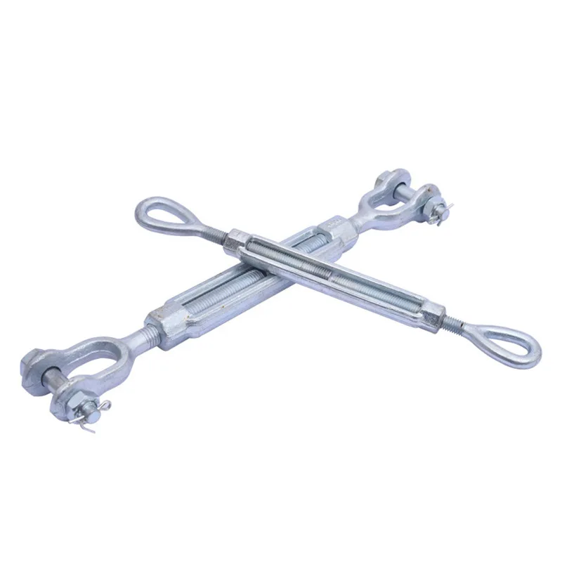 Drop Forged High Tensile US Type Turnbuckle Carbon Steel Din 1480 with Hook and Eye Jaw Jaw Type Rigging Hardware Turnbuckle