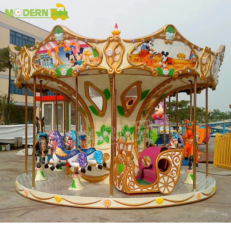 Beautiful Princess Merry Go Round Carousel Carnival Rides Theme Park ...