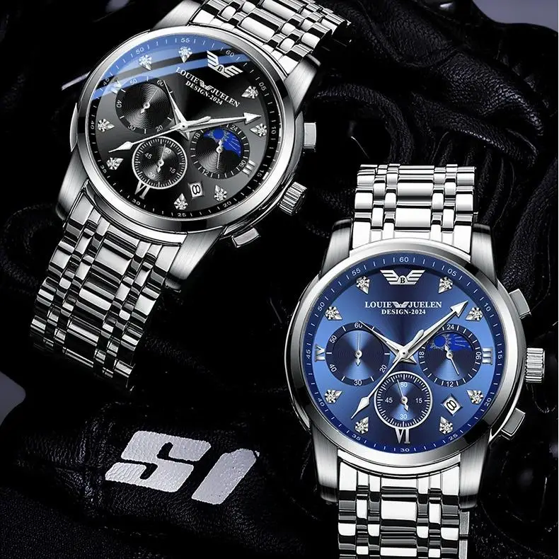 ルイ・ジュエレン 573 日本製クォーツムーブメント腕時計 メンズ