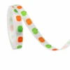 Calabaza bicolor-Blanco-1cm*10yds
