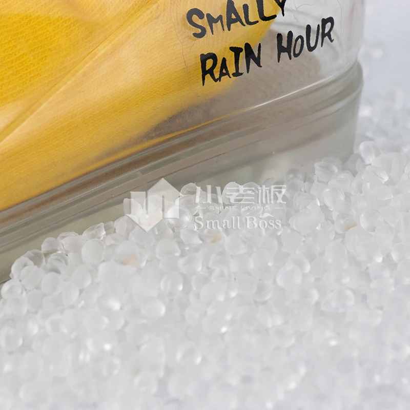 High Performance Natural Plastic Raw Material Pellets Transparent 60-70 a PVC Granules Compound for Shoes Sole