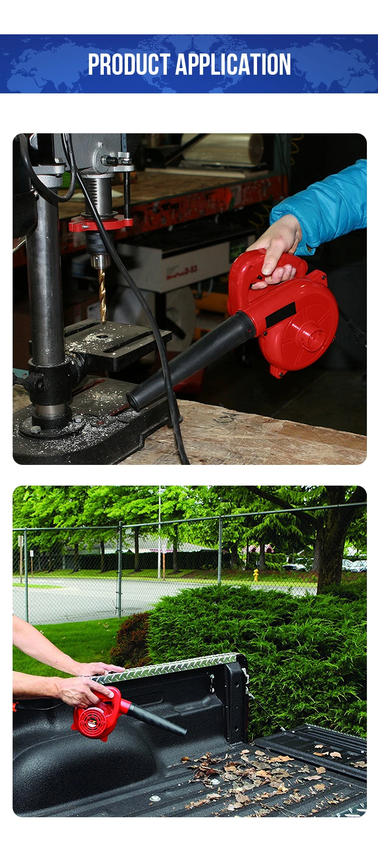 Leaf Blower, RYNEX, Portable, 450W - detail 10