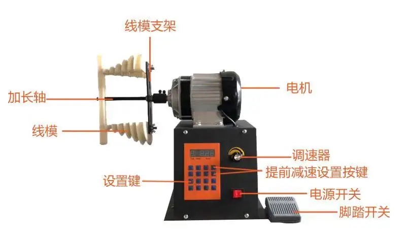 Copper Wire Hv Transformer Automatic Cabling Coil Winding Machine Electric Motor Winding Machine