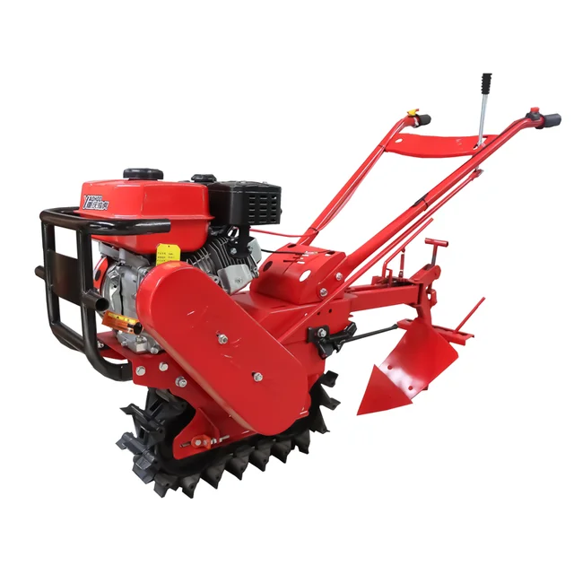 Good Gas0line /diesel Engine Big Power Small Plough Power Tiller Seeder Fertilizer Machine