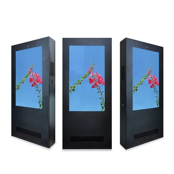 65インチ75インチ大型大型屋外液晶広告ディスプレイスクリーンTVフロア