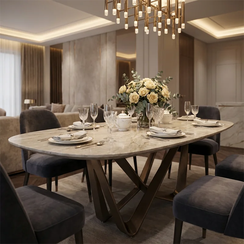 product luxury marble dining table  floor tiles tajmahal  design for hotel kitchen vanity top use-4