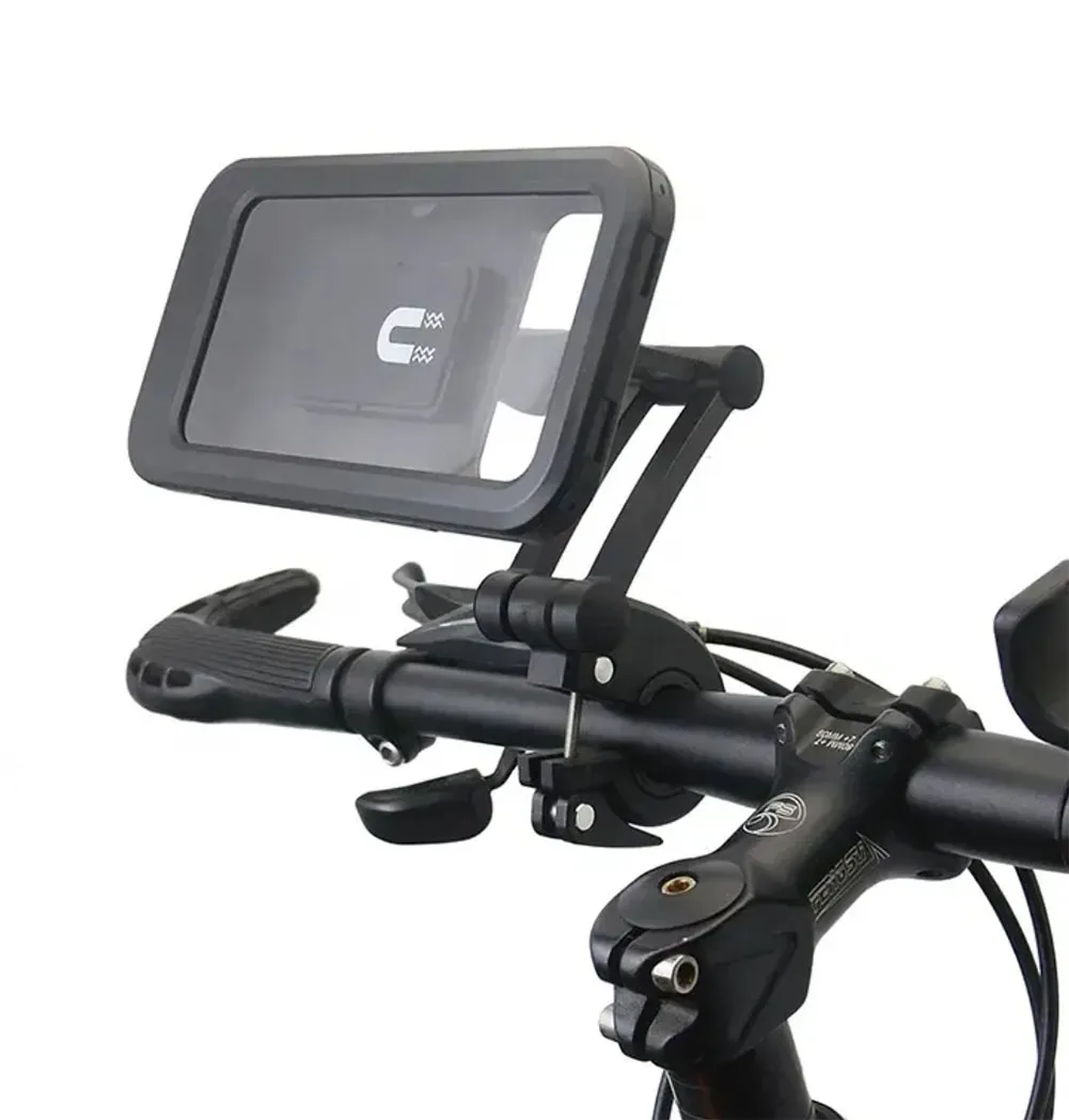360 Degree Motorcycle Bike Bicycle Phone Holder Stand Mount Waterproof Folding Adjustable Outdoor Mobile Phone Holder Stand